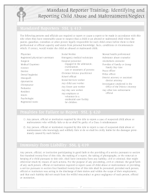 Mandated Reporter Nyc  Form