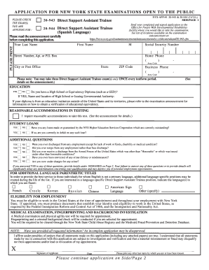 Nys App#4 20 943 Form