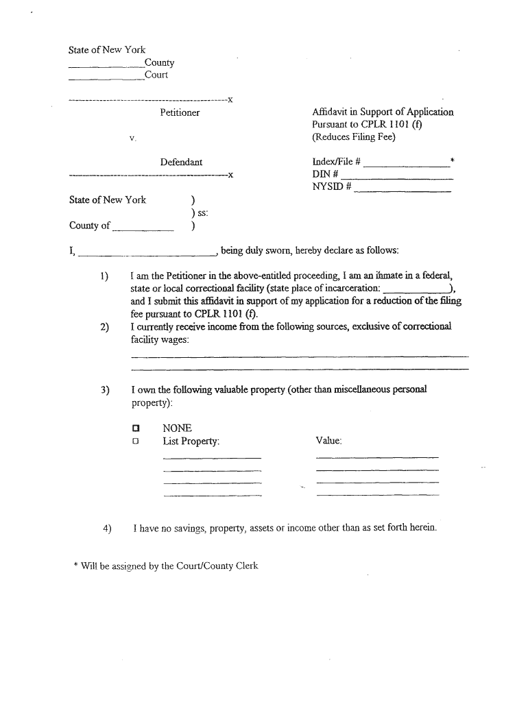 Cplr 1101  Form