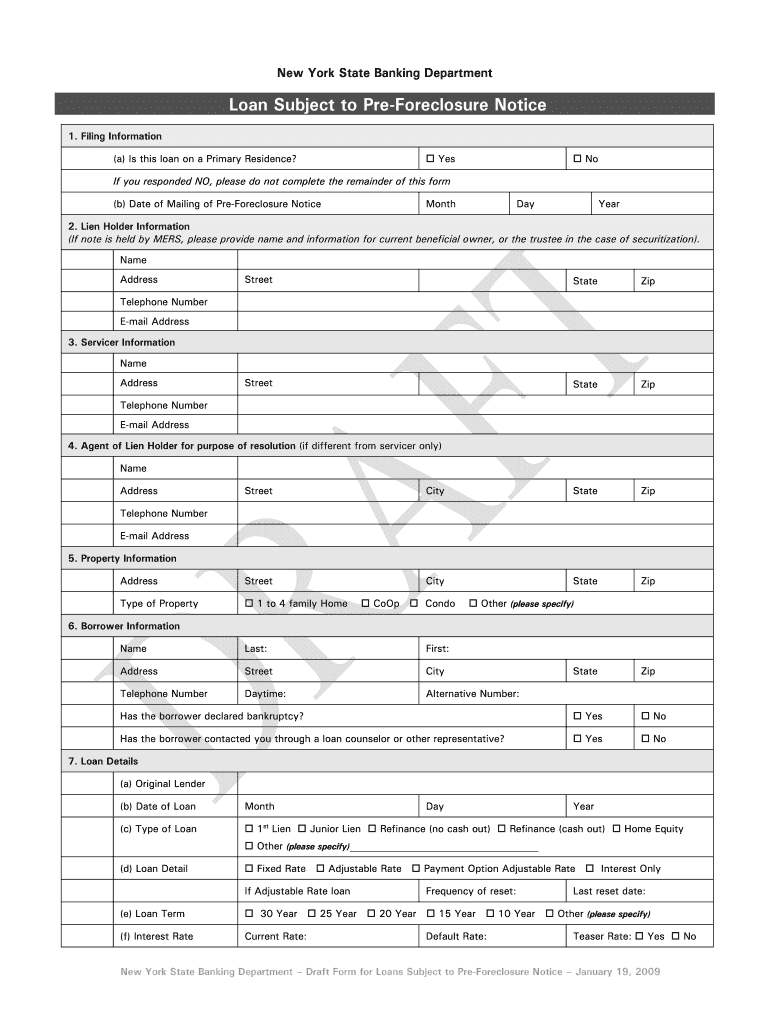 Printable Foreclosure Forms