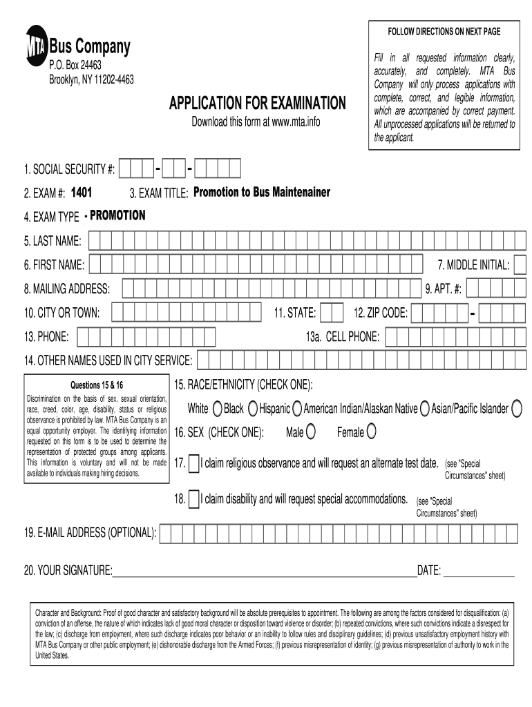 Monthly Exam  Form