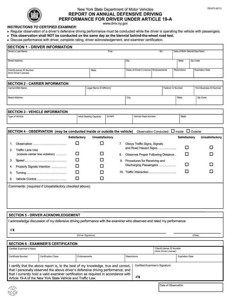 Ds 873  Form