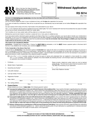 Rs 5014 Form