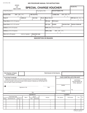 Charge Voucher  Form