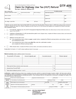 Dtf 406  Form