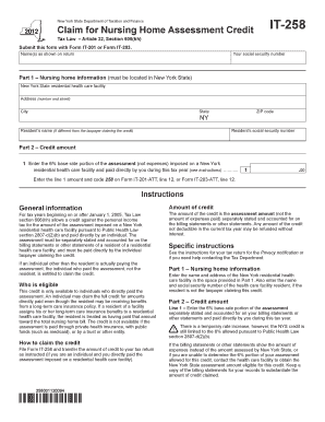 Nys it 258 Form