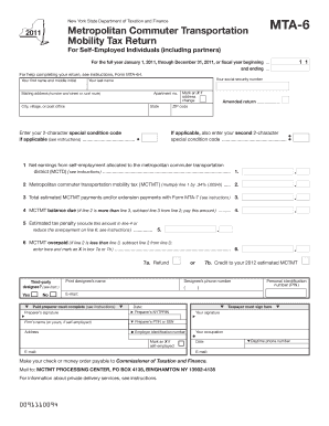 Mta 6 Form Set