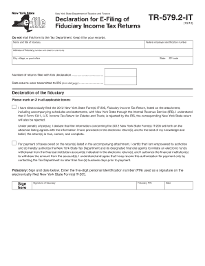 What is Purpose of Form Tr 5792it