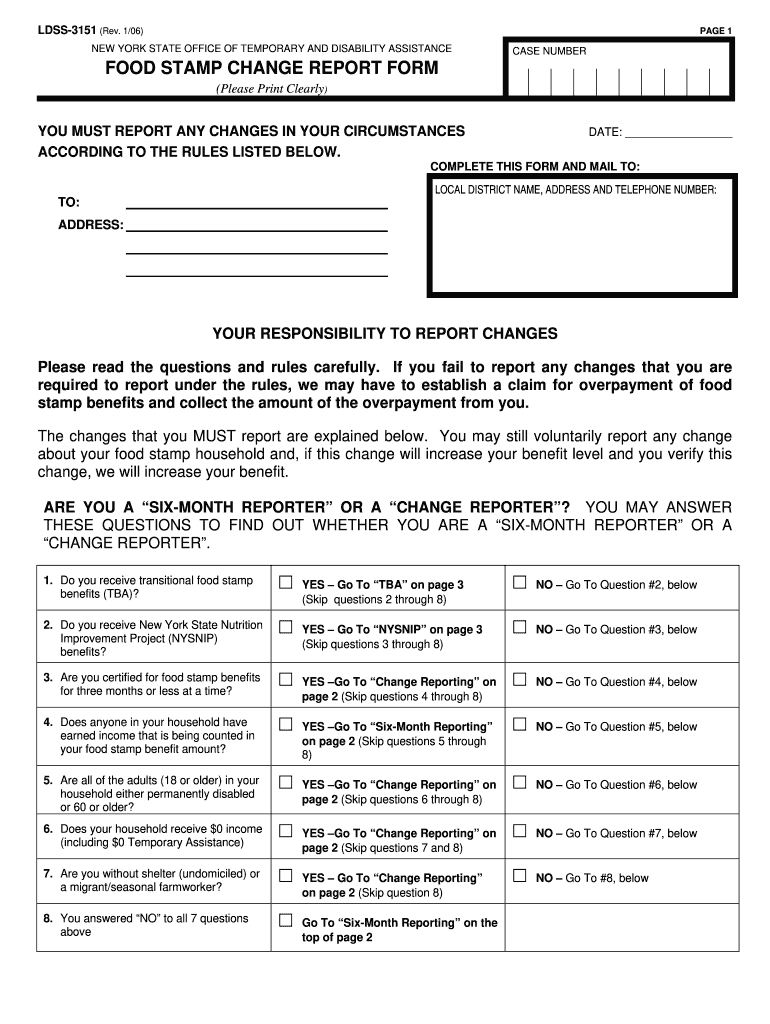  Oregon Snap Interim Change Report Form 2018