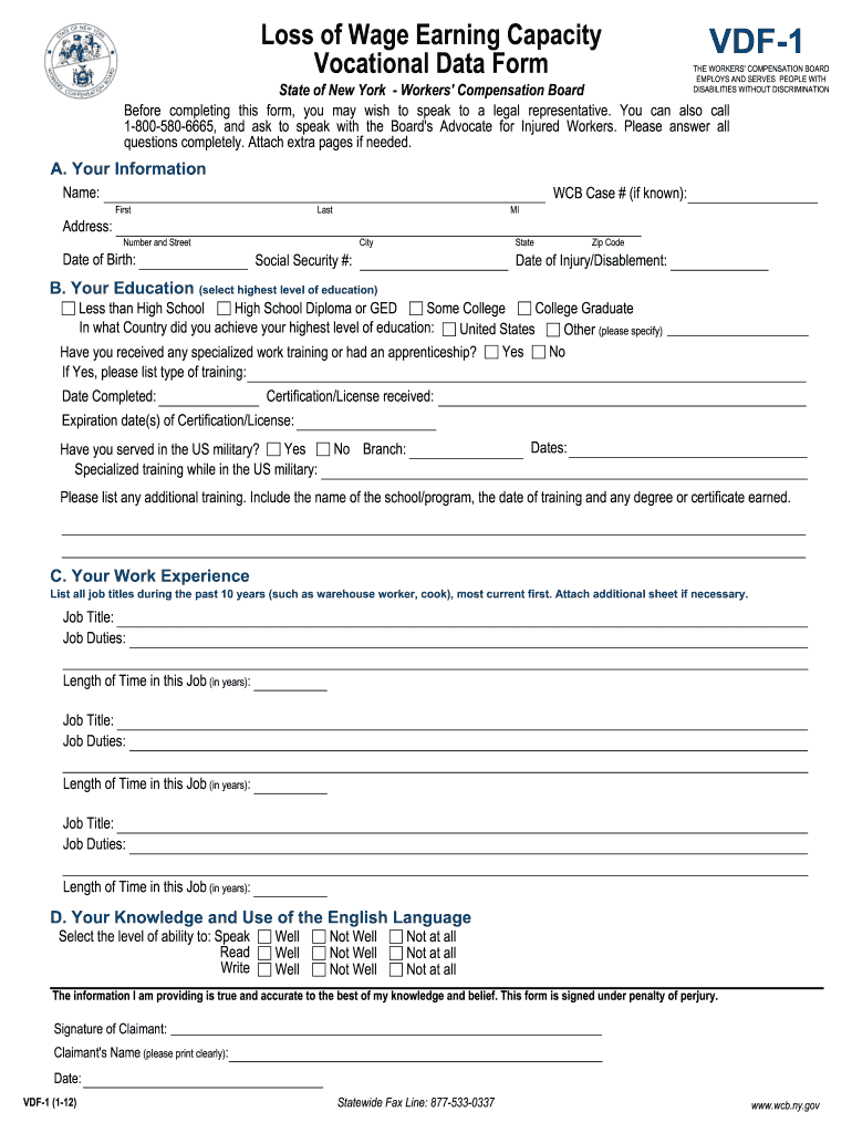 Vdf 1 Form