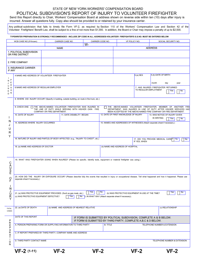 Nys Vf2 Form