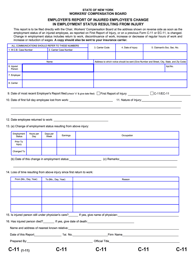  C11 Form 2011