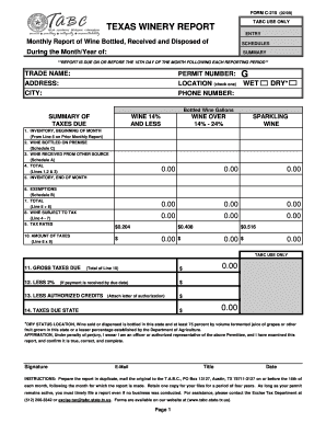 Tabc Form C 215