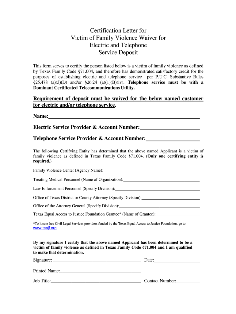 Violence Waiver  Form