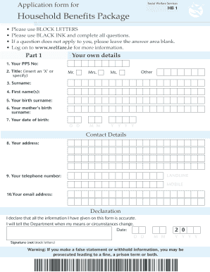 Hb1 Form