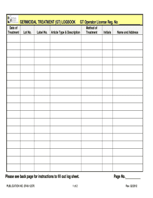 Log Book for Students  Form