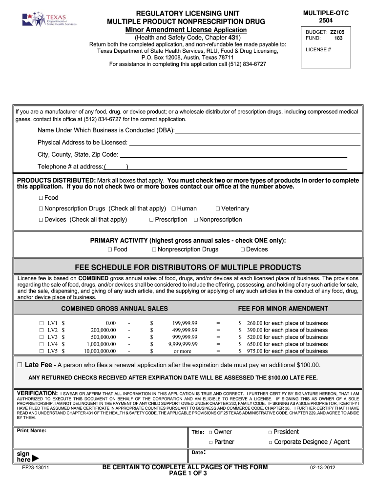Get and Sign PURPOSE of THIS APPLICATION  Texas Department of State    Dshs State Tx 2012-2022 Form