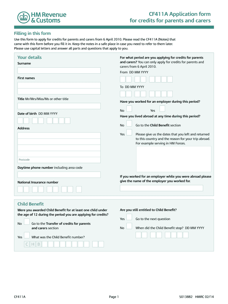 Cf411a Form