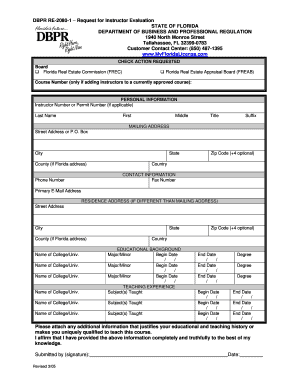 Re 2080 Application Frec  Form