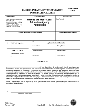 Doe 100a  Form