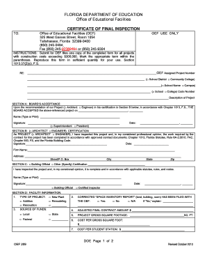 Oef 209 Form