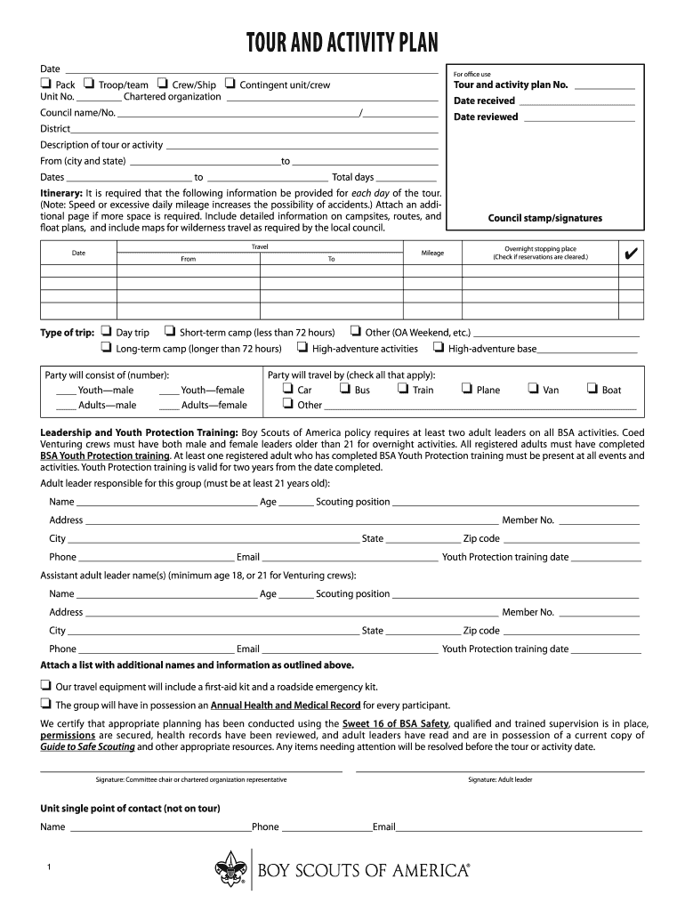 Get and Sign Sample Activity Plan Template  Form