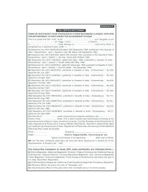 Annexure 4 Form Fill Up