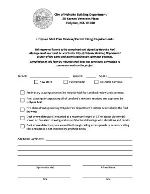 Holyoke Permit  Form
