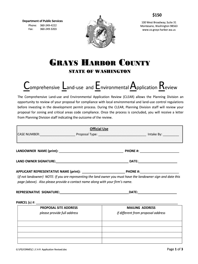 Grays Harbor Court Forms