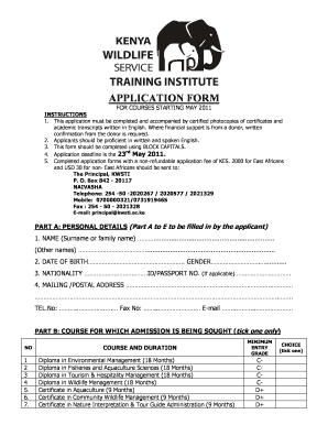 Kws Internship  Form