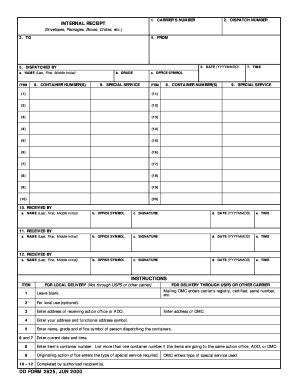 Manual Dispatch Army  Form