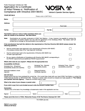 Coif Certificate  Form