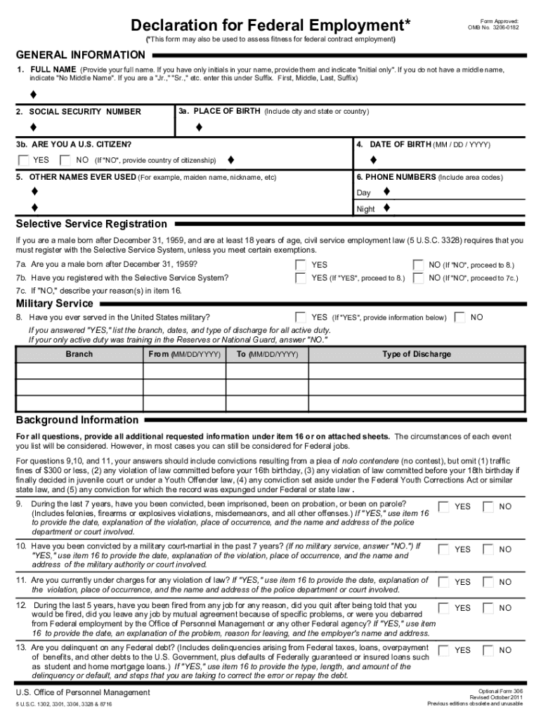 OPM Forms