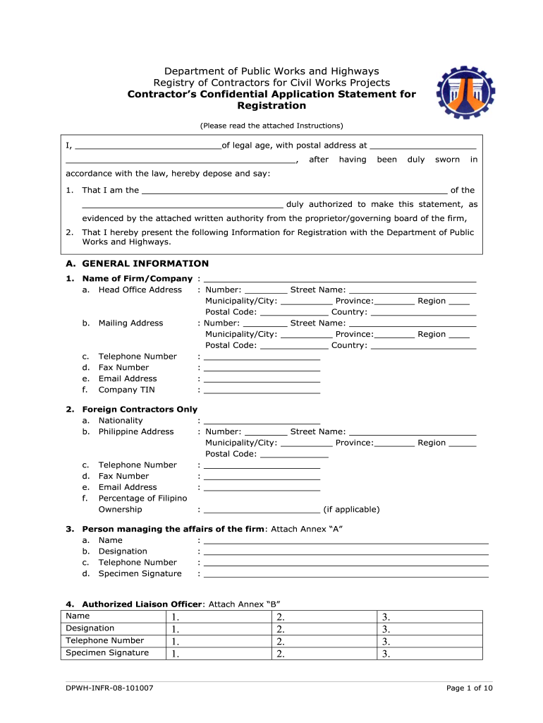 Get and Sign Crc Dpwh  Form