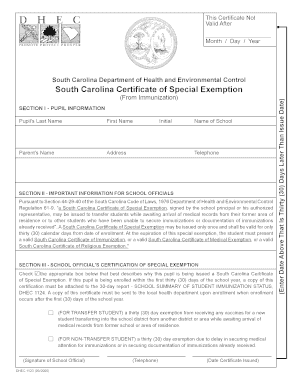 Dhec 1123 Form