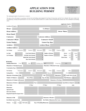 Rocky Hill Building Department  Form