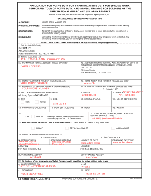 Da 1058 Example  Form