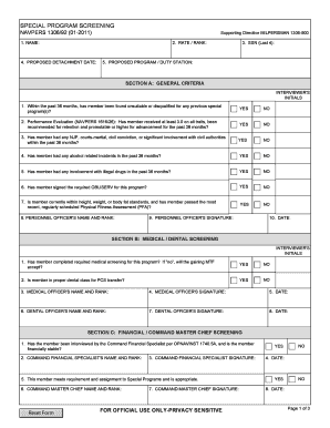 Navpers 1306 92 PDF  Form