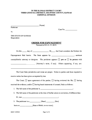 Shawnee County Kansas District Attorney Form