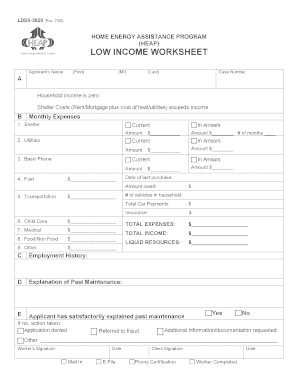 Printable Heap Form Ldss 3829