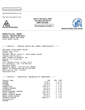 Apps Barnesdistribution Com MSDS Form No 004201 Item No Tompkins Co