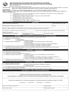 Indiana State Form 12662