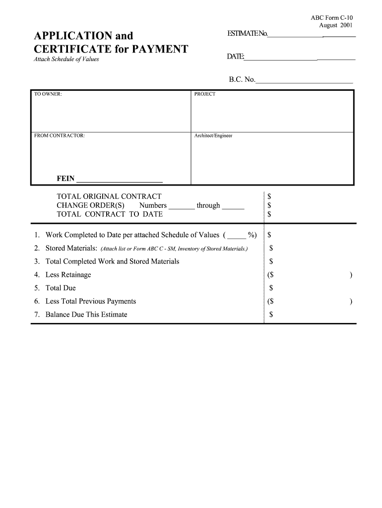  Form C 10 2001-2024