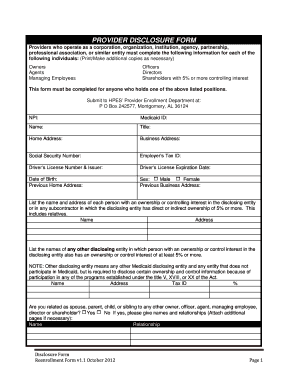 Alabama Medicaid Application for Adults  Form