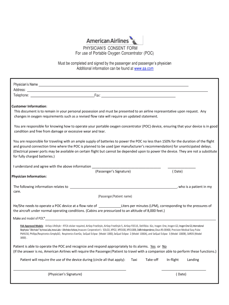 Physician Consent Form