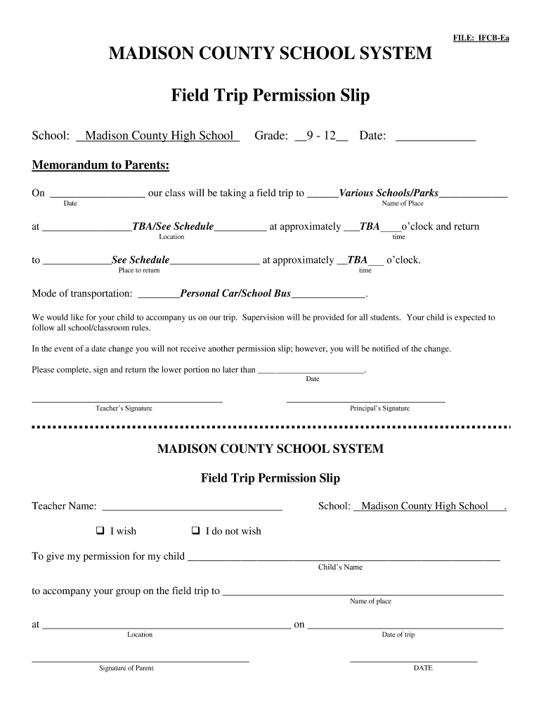 fcps field trip driver form