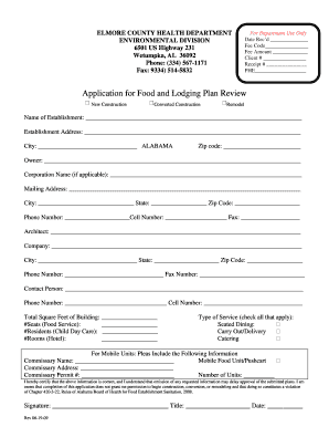 Wetumpka Health Department  Form