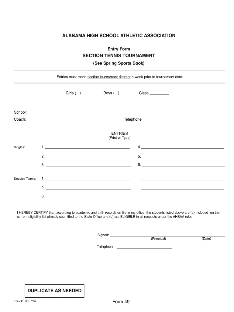  Ahsaa Form 49 2006-2024