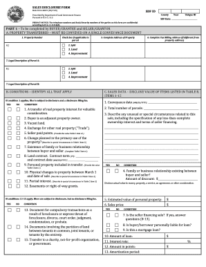 Sales Disclosure Form 46021 Hendricks