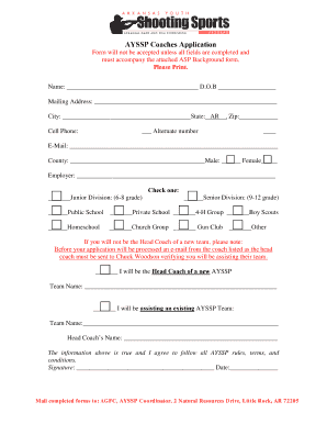 Ayssp  Form